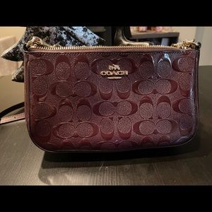 Coach Embossed Leather Signature Purse